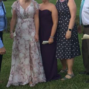 Jenny Yoo Lavender Watercolor Bridesmaid dress